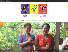 Tablet Screenshot of goeatgive.com